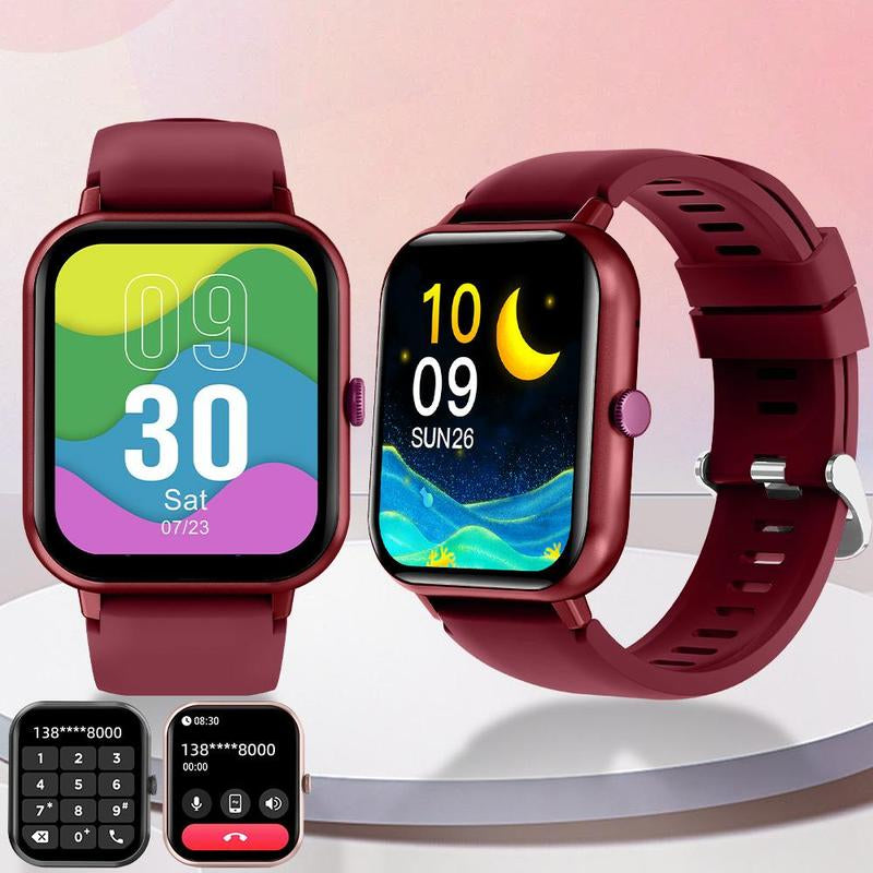 1.83" Touch Screen Smart Watch with Call Function, 100+ Sports Modes, and Waterproof Design - Multifunctional Fitness Tracker and Customizable Wearable Device