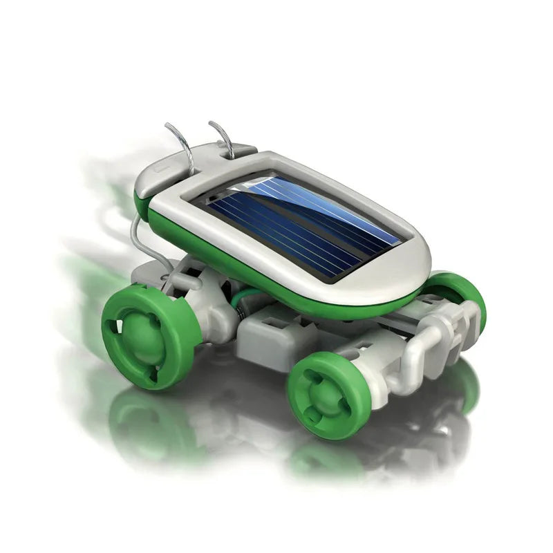 6-in-1 Solar-Powered Robot Kit for Educational DIY Projects: Assemble a Ship, Fan, Windmill, and Car