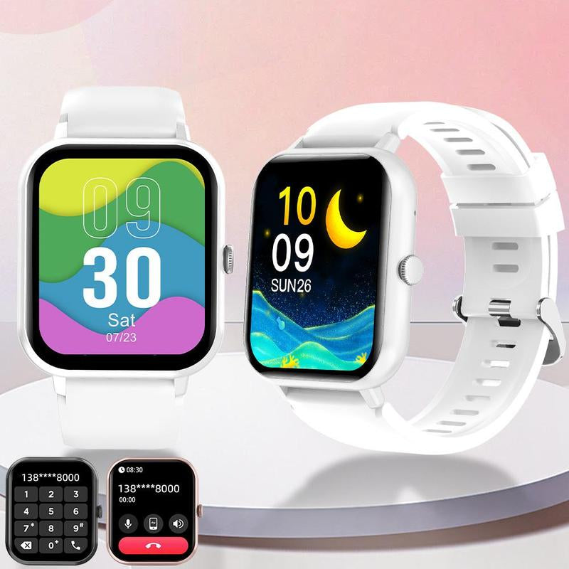 1.83" Touch Screen Smart Watch with Call Function, 100+ Sports Modes, and Waterproof Design - Multifunctional Fitness Tracker and Customizable Wearable Device