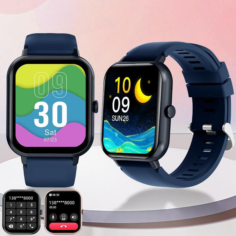 1.83" Touch Screen Smart Watch with Call Function, 100+ Sports Modes, and Waterproof Design - Multifunctional Fitness Tracker and Customizable Wearable Device