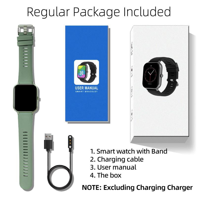 1.83" Touch Screen Smart Watch with Call Function, 100+ Sports Modes, and Waterproof Design - Multifunctional Fitness Tracker and Customizable Wearable Device