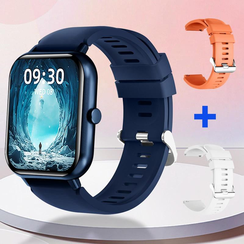 1.83" Touch Screen Smart Watch with Call Function, 100+ Sports Modes, and Waterproof Design - Multifunctional Fitness Tracker and Customizable Wearable Device