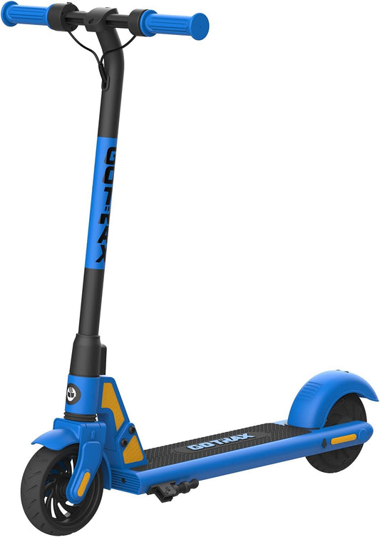Gotrax GKS Electric Scooter for Kids Ages 6-12, 6inch Solid Tire, Max 6.4km Range & 12km/h by 150w Motor, Aluminum Alloy Frame, UL2272 Certified Approved, Lightweight EScooter Present for Boys Girls