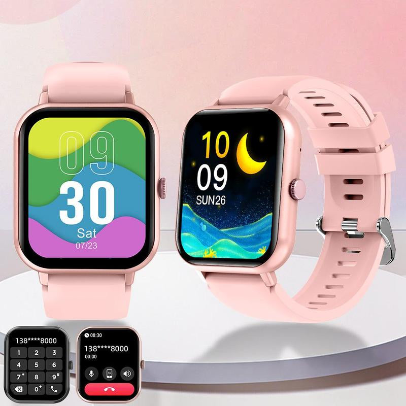 1.83" Touch Screen Smart Watch with Call Function, 100+ Sports Modes, and Waterproof Design - Multifunctional Fitness Tracker and Customizable Wearable Device