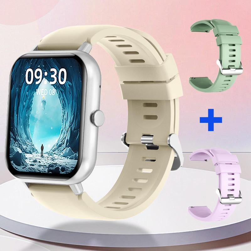 1.83" Touch Screen Smart Watch with Call Function, 100+ Sports Modes, and Waterproof Design - Multifunctional Fitness Tracker and Customizable Wearable Device
