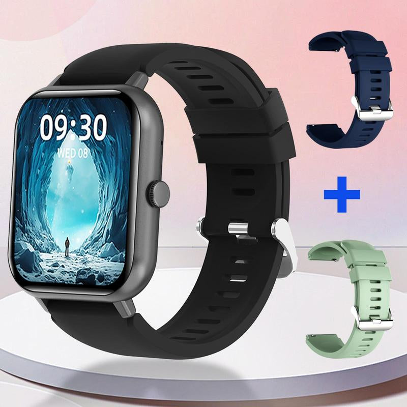 1.83" Touch Screen Smart Watch with Call Function, 100+ Sports Modes, and Waterproof Design - Multifunctional Fitness Tracker and Customizable Wearable Device