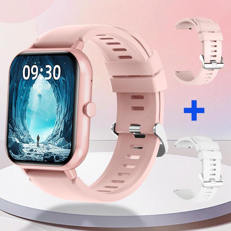 1.83" Touch Screen Smart Watch with Call Function, 100+ Sports Modes, and Waterproof Design - Multifunctional Fitness Tracker and Customizable Wearable Device