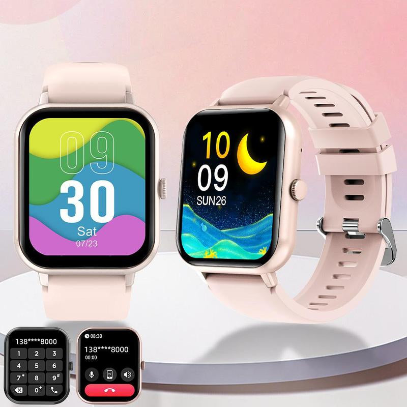 1.83" Touch Screen Smart Watch with Call Function, 100+ Sports Modes, and Waterproof Design - Multifunctional Fitness Tracker and Customizable Wearable Device